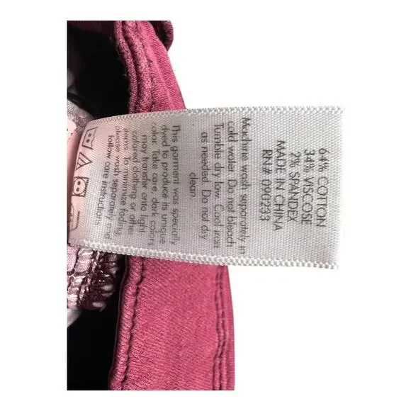 Bullhead High-Rise Skinniest Skinny Jeans Burgundy Maroon 9 - Picture 5 of 7